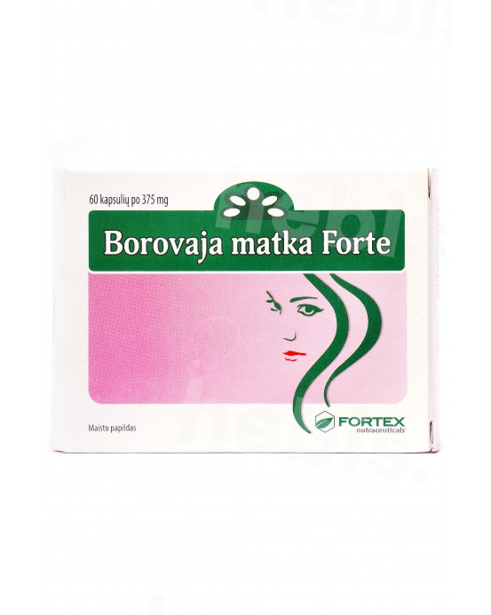 Borovaja matka (Vienašalė užgina) forte, 60 kapsulių