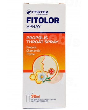 Purškalas gerklei Fitolor su saldikliu, 30 ml