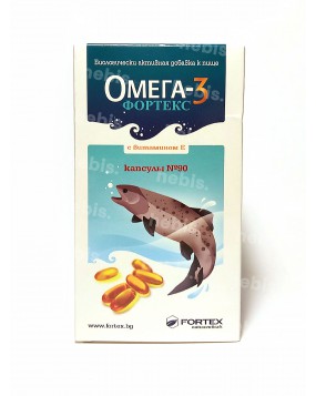 Žuvų taukai Omega 3 Fortex, 90 kapsulių