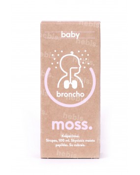 BronchoMoss baby sirupas, 100 ml