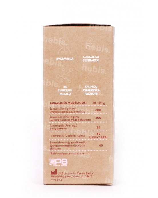 BronchoMoss baby sirupas, 100 ml