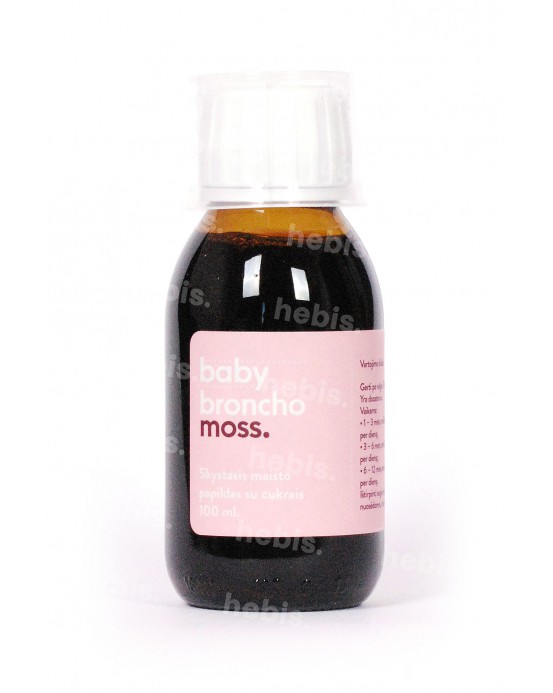 BronchoMoss baby sirupas, 100 ml