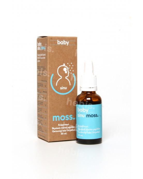 Geriamieji lašai SINUMOSS BABY, 30 ml