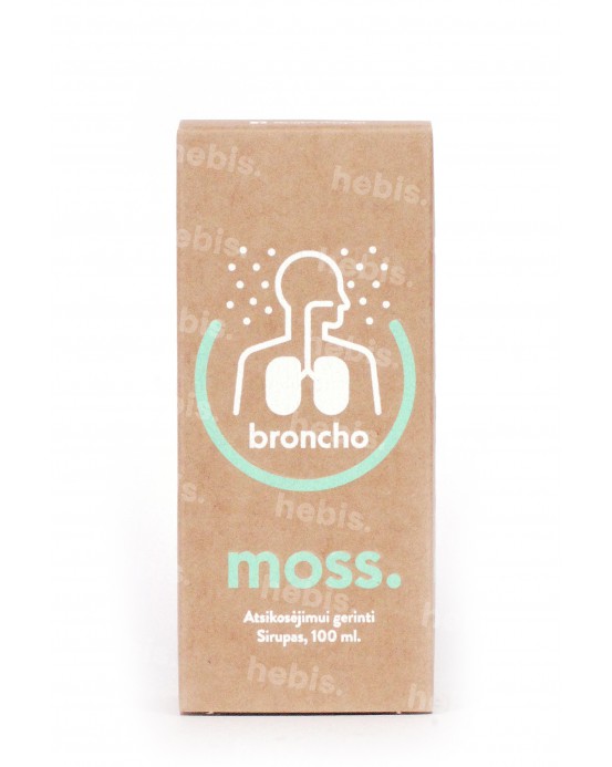 BronchoMoss sirupas, 100 ml