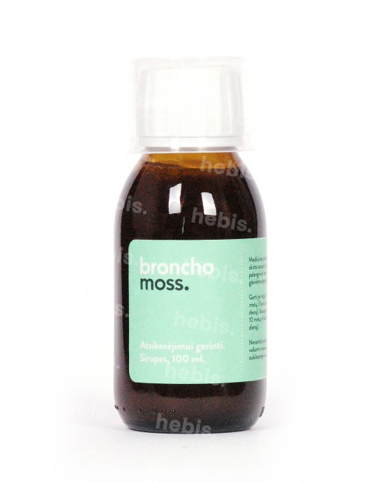 BronchoMoss sirupas, 100 ml