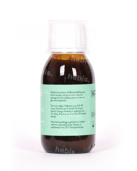 BronchoMoss sirupas, 100 ml