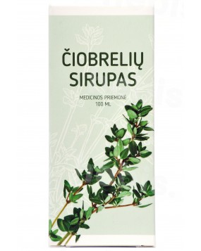 Čiobrelių sirupas, 100 ml