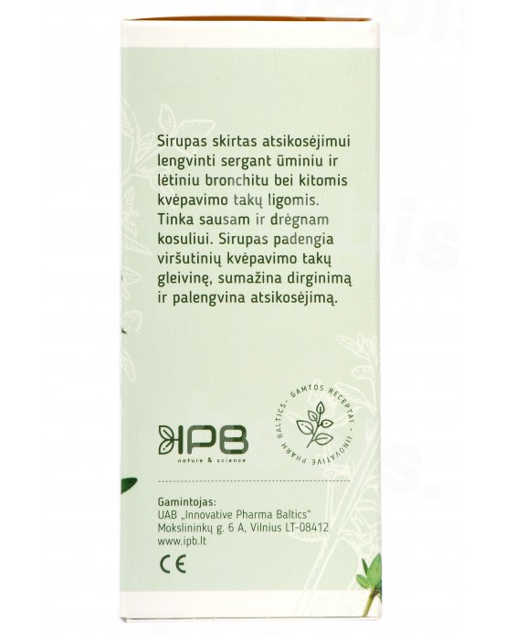 Čiobrelių sirupas, 100 ml