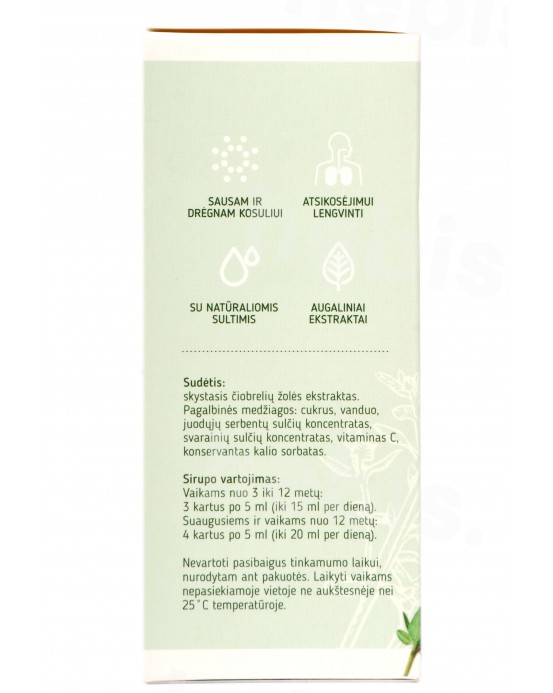 Čiobrelių sirupas, 100 ml