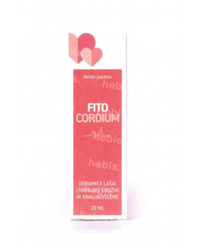 Fitocordium geriamieji lašai širdžiai ir kraujagyslėms, 20 ml