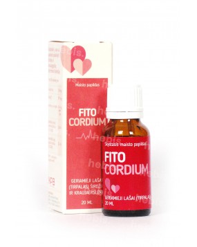 Fitocordium geriamieji lašai širdžiai ir kraujagyslėms, 20 ml