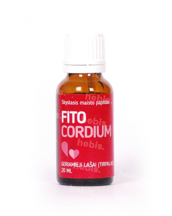 Fitocordium geriamieji lašai širdžiai ir kraujagyslėms, 20 ml