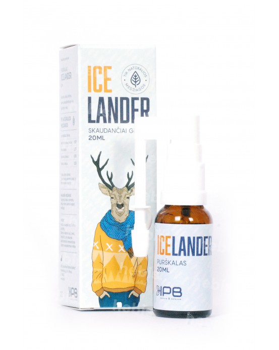 Purškalas gerklei Ice Lander, 20 ml