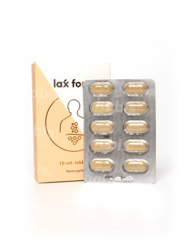 Tabletės žarnyno veiklai LaxForte, 10 tablečių