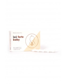 LaxForte Baby rektalinės žvakutės, 10 vnt.