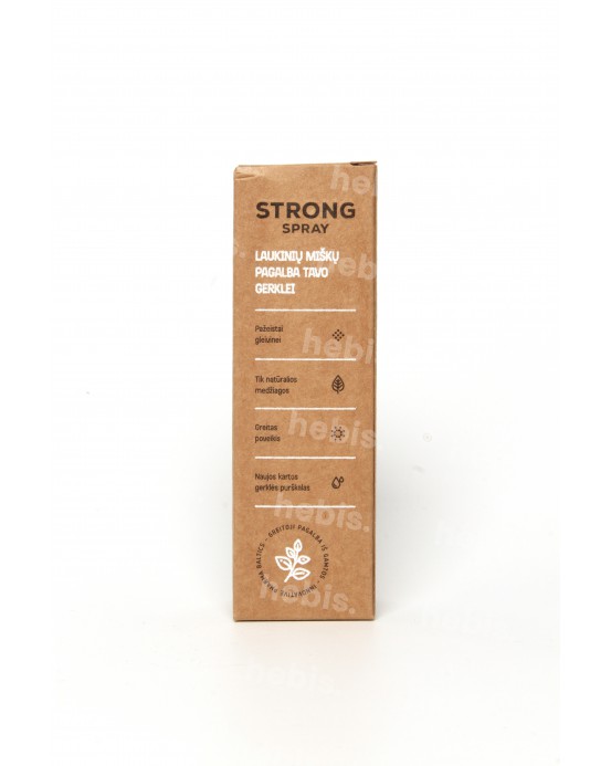 Burnos ir gerklės purškalas Strong Spray, 20 ml