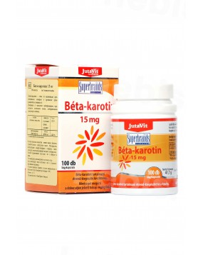 Beta-karotenas, 15 mg, 100 minkštų kapsulių