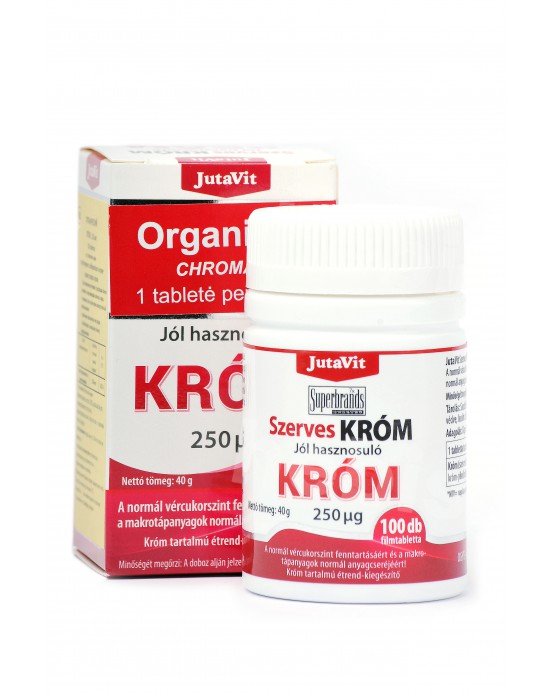 Organinis chromas, 250 µg, 100 tablečių