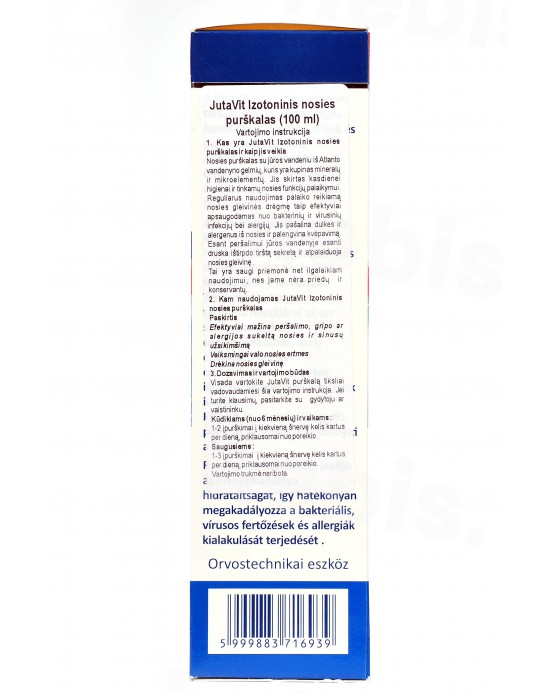 Jutavit Izotoninis nosies purškalas, 100 ml