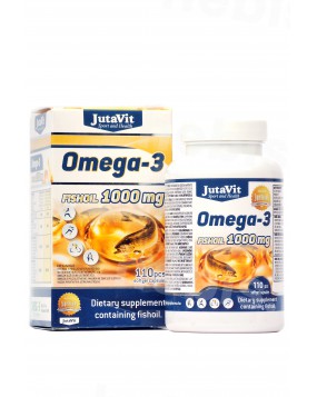 Jutavit Omega-3 žuvų taukai 1000 mg, 110 kapsulių