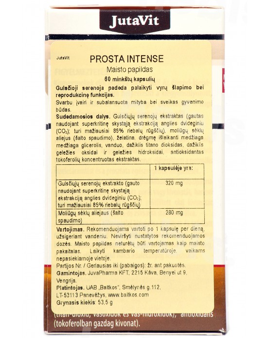 Prosta Intense, 60 kapsulių