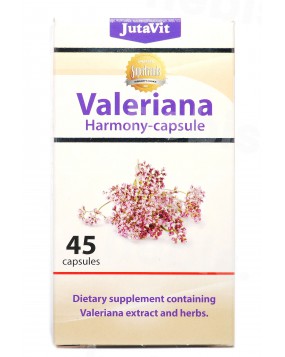 Valeriana Harmony (Valerijonas + Pasiflora + Apynys), 45 kapsulės