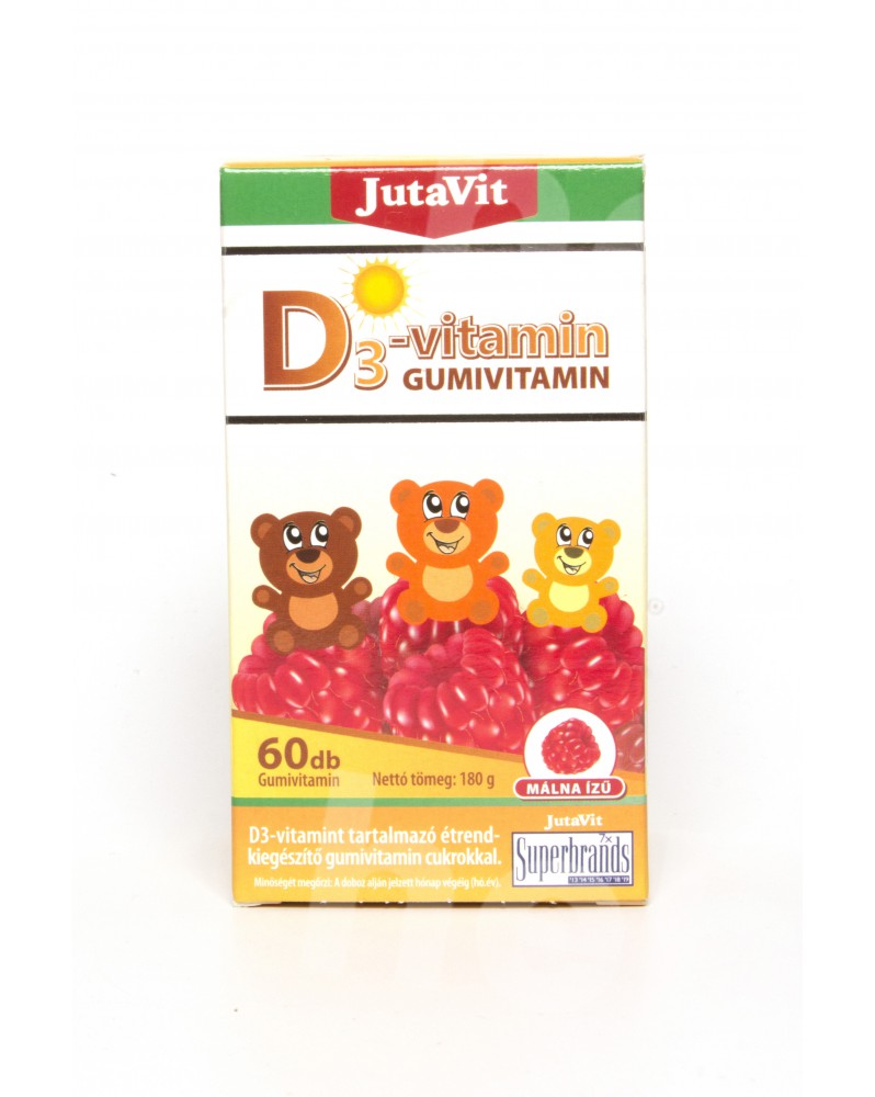 Vitamino D Guminukai Vaikams 60 Vnt