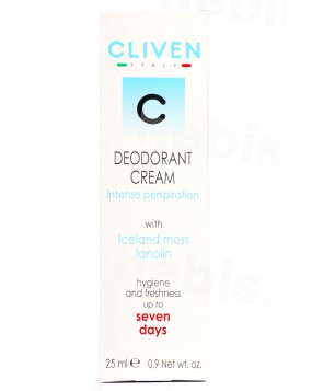 Dezodoruojantis kremas CLIVEN nuo intensyvaus prakaitavimo, 25 ml