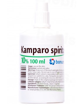 Kamparo spiritas 10%, 100 ml