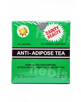Kiniškų žolelių arbata svorio kontrolei ANTI-ADIPOSE, 75 g