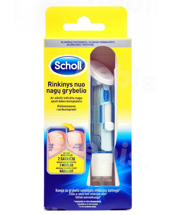 Scholl rinkinys nuo nagų grybelio, 3,8 ml