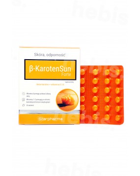 Beta-KarotenSun Forte, 30 tablečių
