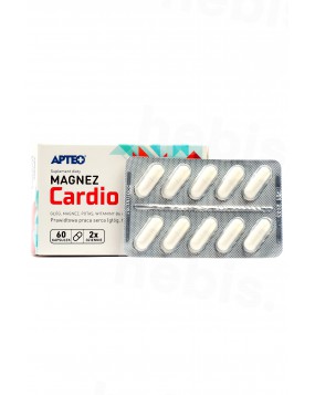 Magnis + vitaminas B6 CARDIO APTEO, 60 kapsulių