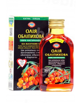 Šaltalankių aliejus Extra Virgin, 100 ml