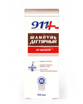 911 Šampūnas probleminei odai su deguto ekstraktu, 150 ml