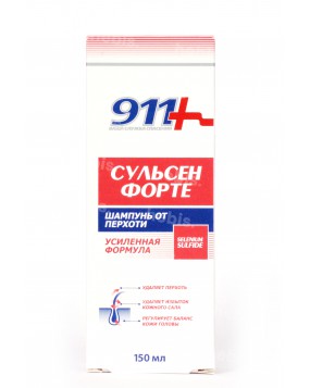 911 šampūnas nuo pleiskanų SULSEN FORTE, 150 ml