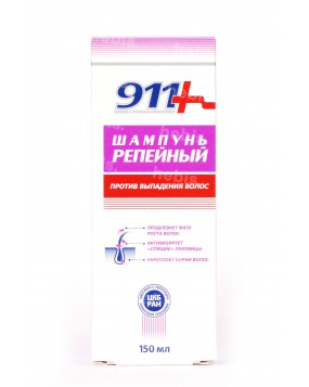 911 šampūnas nuo plaukų slinkimo su varnalėšų ekstraktu, 150 ml