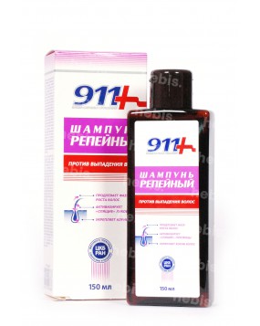 911 šampūnas nuo plaukų slinkimo su varnalėšų ekstraktu, 150 ml
