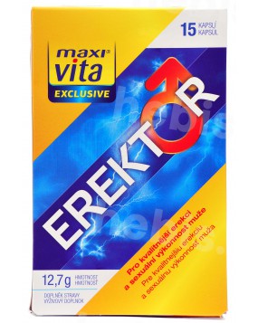 MaxiVita Exclusive Erektor, 15 kapsulių