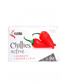 Chillies Active, 90 tablečių