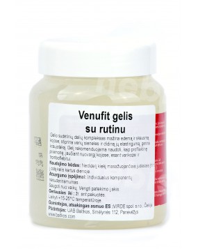 Venufit gelis su rutinu, 350 g